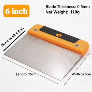 Industrial Wide Flexible Painting Scraper Tool Set Stainless Steel Spatulas Hand Knives Plastering Smoothing Drywall Taping - Product Image 2