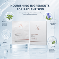 Masque Éclaircissant Visage à l'Argousier Nonapeptide-1 Ergothionéine, Masque Réparateur Nuit, Soin Peau Céramide Anti-Teint Terne, Éclat OEM