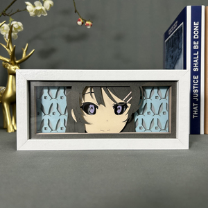 Lampe de nuit LED 3D Anime Mai Sakurajima, boîte à lumière, boîte à ombre, manga, décoration de <span class=keywords><strong>chambre</strong></span>, lampe de table, animation, veilleuse - Product Image 2