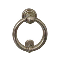 Poignée de porte noire en alliage de zinc laiton antique, motif tête de lion personnalisée, pour entrée