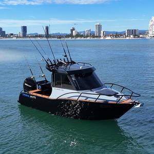 Meilleure Vente Bateau de Pêche en Aluminium à Cabine Haute Vitesse 6m/21ft avec Toit Rigide et Moteur - Product Image 3