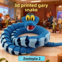 Crazy Animal City 2 Gary Serpent 77cm Figurine de collection Articulée Imprimée en 3D Modèle de simulation Cadeau pour collectionneurs et modélistes