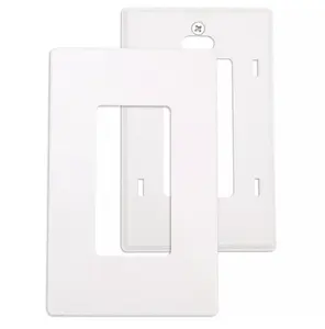 Free shipping cover plate american screw less wall plate Standard general 1234 gang wallplate light switch in stock