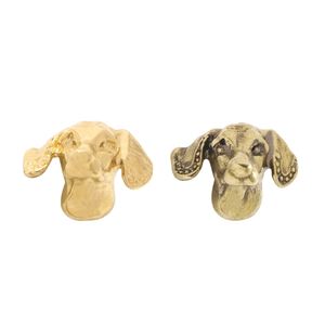 مقبض باب نحاسي للكلب ، إكسسوارات منزلية ، مشغولات يدوية على شكل كلب ، مقبض باب خزانة. - Product Image 6