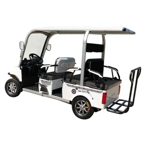 China ce en12184 Tourismus Elektro Sightseeing Auto 4 Rad Luxus Golf Auto batterie betrieben 6 Personen wagen