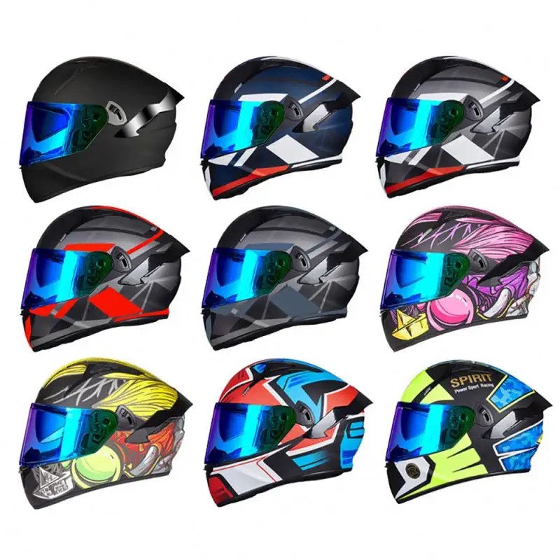 Newest Children's motorcycle music safety brand wireless Flip Up Motorcycle Helmet with double visor