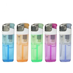 Hot bán Windproof điện tử nhẹ hơn giá rẻ Trong suốt đầy màu sắc nhựa nhẹ hơn - Product Image 4