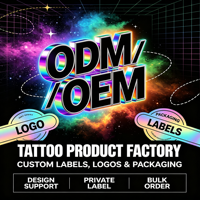 Kit de stylo à tatouer sans fil DQFART, personnalisation ODM/OEM, kit de tatouage corporel, kit de peinture corporelle, vente en gros et personnalisation