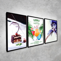 Grande Cornice Magnetica Retroilluminata a LED 27x40 per Poster, Cornici Illuminate per Poster Cinematografici e Home Theater
