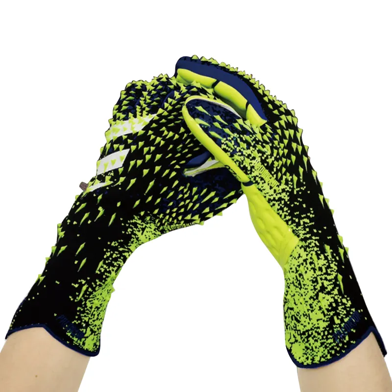 Hot sale Cheap High Quality Finger Protection rubber soccer goalkeeper gloves receiver