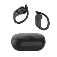 Écouteurs sans fil à clip d'oreille avec annulation active du bruit (ANC), design semi intra-auriculaire de haute qualité, étanchéité IPX-6, contrôle tactile 5.4