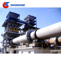 Four rotatif Inde Personnalisable Mini Chaux Brûleur À Économie D'énergie Combustion Ligne De Chaux Oxyde De Zinc Horizontal Fer Gypse Calcination