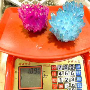 Tự Nhiên Màu Xanh Pha Lê Đá Bán Buôn Thiên Thần <span class=keywords><strong>Aura</strong></span> Tinh Thể Thạch Anh Cụm Cầu Vồng Màu Sắc <span class=keywords><strong>Aqua</strong></span> <span class=keywords><strong>Aura</strong></span> Pha Lê Cụm Cho Trang Trí Nội Thất - Product Image 2