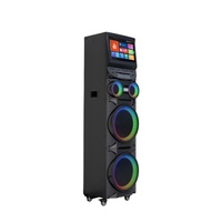 Latest DJ Double 12inch Speaker Big TWS Big Power Woofer Speaker With MIC Input KTV Outdoor Karaoke Performance Speaker