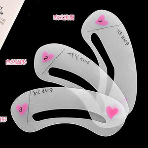 Vente en gros d'usine de pochoirs à sourcils, aides au dessin des sourcils, pochoirs à sourcils droits, taille-sourcils, pochoirs pour eye-liner, et - Product Image 1