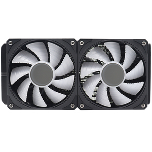 Radiateur de refroidissement liquide intégré RGB 240 mm, refroidisseur de processeur efficace pour PC de jeu avec dissipateur thermique en plastique - Product Image 3