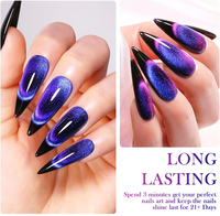 Vernis à ongles effet œil de chat caméléon à changement de couleur, haute densité, sans HEMA, TPO, OEM ODM, vernis gel œil de chat 9D