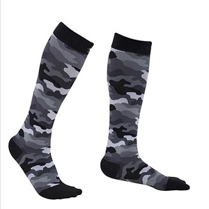 Wholesale Camouflage Compression <strong>Socks</strong> <strong>Men</strong> Casual Knitted Nylon <strong>Socks</strong> Blue Red Green <strong>Pink</strong> Free Size Trampoline Use MOQ 12 Pairs - Product Image 3
