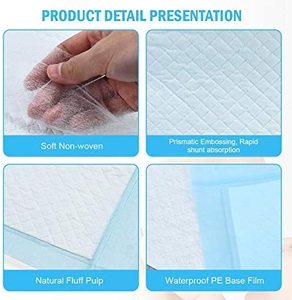 Tapis d'apprentissage jetables super absorbants à 5 couches anti-odeurs pour grands chiens et chiots - Product Image 5
