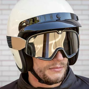 <span class=keywords><strong>Gafas</strong></span> de Motocicleta Estilo Retro, Lentes de PC de Marco Completo, Protección Contra el Viento y el Polvo, <span class=keywords><strong>Gafas</strong></span> Deportivas Resistentes a Impactos - Product Image 6