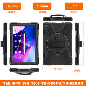 Étui pour tablette Armure robuste pour <span class=keywords><strong>Lenovo</strong></span> <span class=keywords><strong>Tab</strong></span> <span class=keywords><strong>M10</strong></span> <span class=keywords><strong>Plus</strong></span> 3rd Gen 10.6 "2022 TB-125F/TB-128F bandoulière à la main <span class=keywords><strong>housse</strong></span> de tablette robuste - Product Image 4