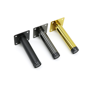 Set di 4 Gambe in Metallo Dorato per Mobili Moderni, Supporti per Divani, Poltrone, Armadi e Tavoli - per Hotel - Product Image 4