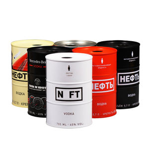 Factory Supply Hot Sales 700ml Round Beverage Tin <strong>Can</strong> Liquor Spirits Tequila Alcohol TINPLATE <strong>Can</strong> - Product Image 5