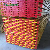 Poutre H20 à bas prix et haute résistance, coffrage en bois massif pour béton, poutre Doka H20 avec tête de protection en plastique