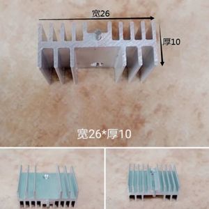 Disipador de Calor de Aluminio To-220 26x10x20 con Montaje de Pines para Transistor Mosfet 7812 Scr Diodo Zener - Product Image 1