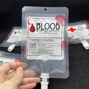 Bolsas de Plástico Transparente de 250 ml para Bebidas, Bolsas de <span class=keywords><strong>Sangre</strong></span> para Fiestas de Halloween - Product Image 6