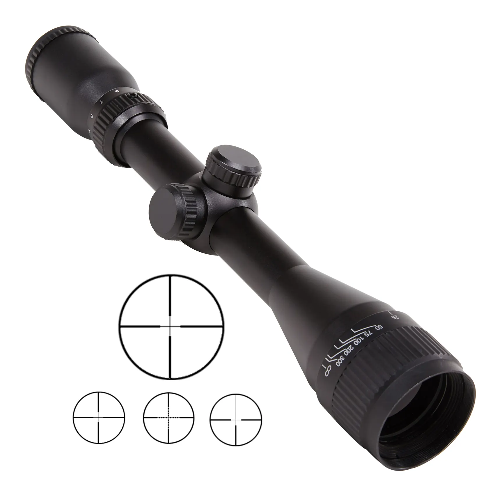 Airsoft Scope10-40x50 Riflescope Long Range Sight Scope with Free Mounts UK 