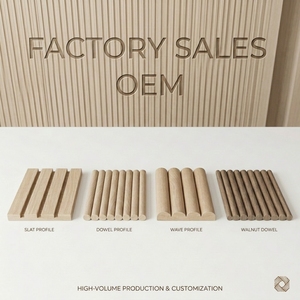 Panel Acústico Decorativo <span class=keywords><strong>de</strong></span> Listones <span class=keywords><strong>de</strong></span> <span class=keywords><strong>Madera</strong></span> al por Mayor, Panel Acústico Ligero <span class=keywords><strong>para</strong></span> Proyectos - Product Image 2
