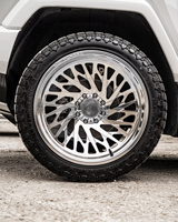 Nouvelles jantes multi-branches en alliage d'aluminium forgé, à profilage fluide, rainures polies, 18 à 30 pouces, 5x112, compatibles Audi, pour 4x4 tout-terrain personnalisées