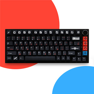 Bộ keycap cá nhân hóa PBT 129 phím, in chuyển nhiệt, profile Cherry dành cho bàn phím cơ 61/87/104/108 phím, switch MX - Product Image 2