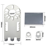 Kit d'outils de décompression pour moyeu de roue automobile, pour le redimensionnement des silentblocs de suspension et la décompression du châssis, 4/5/6 trous