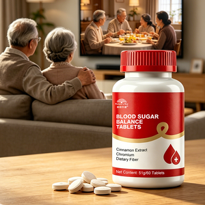 Comprimés pour l'équilibre de la glycémie, extrait de cannelle, <span class=keywords><strong>chrome</strong></span>, acide alpha-lipoïque, complément <span class=keywords><strong>alimentaire</strong></span> en fibres - Product Image 5