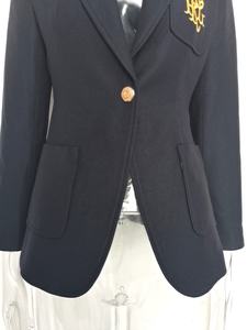 AIMEISI inverno elegante scollo a V sofisticato <span class=keywords><strong>Blazer</strong></span> <span class=keywords><strong>blu</strong></span> <span class=keywords><strong>Navy</strong></span> in tinta unita giacca da donna giacca <span class=keywords><strong>Blazer</strong></span> - Product Image 6