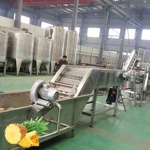 गोफन अनानास पल्प पेय रस केंद्रित प्रसंस्करण मशीन + एकीकृत प्रसंस्करण लाइन पीएलसी नियंत्रण सस 304 स्टेनलेस - Product Image 1