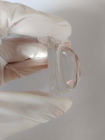 Lentille asphérique en verre borosilicate personnalisable de 48x33,9x20 mm, correction de l'aberration sphérique pour lentille de projecteur HD