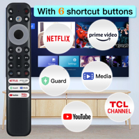Télécommande vocale de remplacement RC902V FMR1 pour téléviseurs LCD TCL, universelle pour les téléviseurs TCL