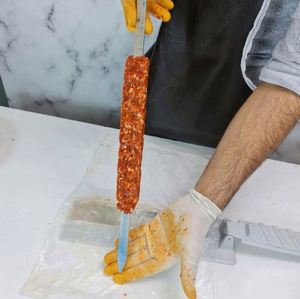 Nuevo Juego de Herramientas para Brochetas de Kebab, Simple, Reutilizable, Material ABS Duradero, Fácil de Limpiar, Negro, 2 Piezas, para Camping y Barbacoa al Aire Libre - Product Image 3