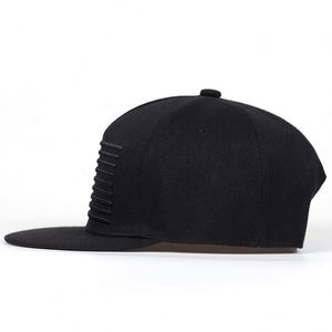 Casquettes Snapback à 5 panneaux, profil haut, 64 cm, 100% acrylique gris, avec logo de drapeau personnalisé brodé, vente en gros, pour grandes têtes - Product Image 5