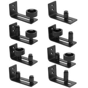 RHETECH 8-en-1 <span class=keywords><strong>Guide</strong></span> de plancher de <span class=keywords><strong>porte</strong></span> de grange en acier réglable DIY 8 1 Tous les rouleaux de <span class=keywords><strong>porte</strong></span> de <span class=keywords><strong>placard</strong></span> <span class=keywords><strong>coulissante</strong></span> - Product Image 5