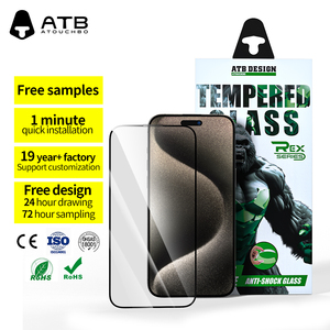 ATB O-type Fold <span class=keywords><strong>Verre</strong></span> trempé <span class=keywords><strong>anti</strong></span>-explosion <span class=keywords><strong>anti</strong></span>-traces de doigts <span class=keywords><strong>anti</strong></span>-huile couverture intégrale HD clair <span class=keywords><strong>anti</strong></span>-<span class=keywords><strong>reflet</strong></span> pour téléphone portable - Product Image 2