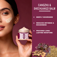 Balsem Kulit Multi-Herb Label Pribadi Atractylodes Cnidium dan Perilla Formula Lembut untuk Menenangkan dan Mendukung Kesehatan Kulit