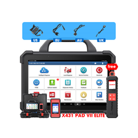Scanner de Diagnostic Automobile Universel Launch X431 Pad7 Elite X-431 Pad 7 Series avec Programmeur ECU pour la Plupart des Voitures