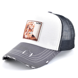 Gorro de Béisbol Trucker de Alta Calidad, Personalizado, con Diseño de Granja de <span class=keywords><strong>Animales</strong></span>, Estilo Desgastado, Visera Curva, Malla, 100% Algodón, Estilo Hip Hop, para Invierno - Product Image 2