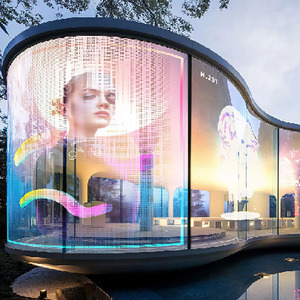 <strong>Transparent</strong> <strong>Led</strong> Screen Display Clear Glass Window <strong>Led</strong> <strong>Transparent</strong> Video Wall Flexible Panel <strong>Led</strong> Screen - Product Image 6