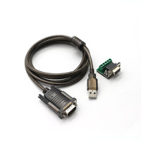 Cable Serial USB a RS232/RS422/485 con Chip FTDI FT232RL, Conector DB9 de 9 Pines, Plug and Play, 1.8m, para Windows/Mac