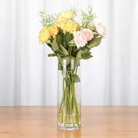 Cilindro trasparente Vaso e Floreale Contenitore per Evento di Festa di Nozze, Home Office